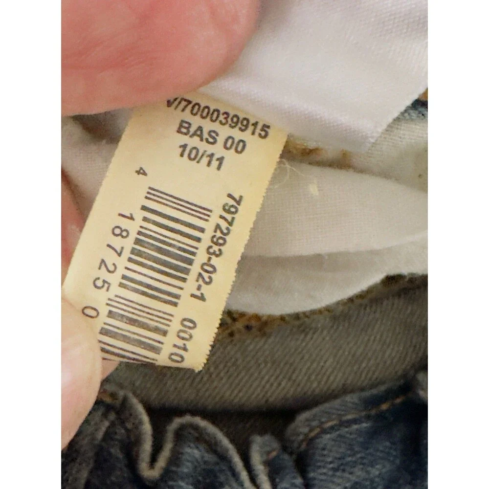 Vtg Old Navy Boys Size 10 Cargo Shorts Baggy Skater Carpenter Y2K 90s Denim Jean